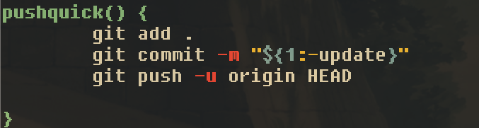 A mintty terminal using the Gruvbox theme